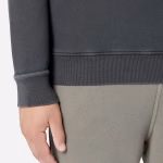 61241 ORGANIC COTTON DIAGONAL FLEECE 'OLD' EFFECT