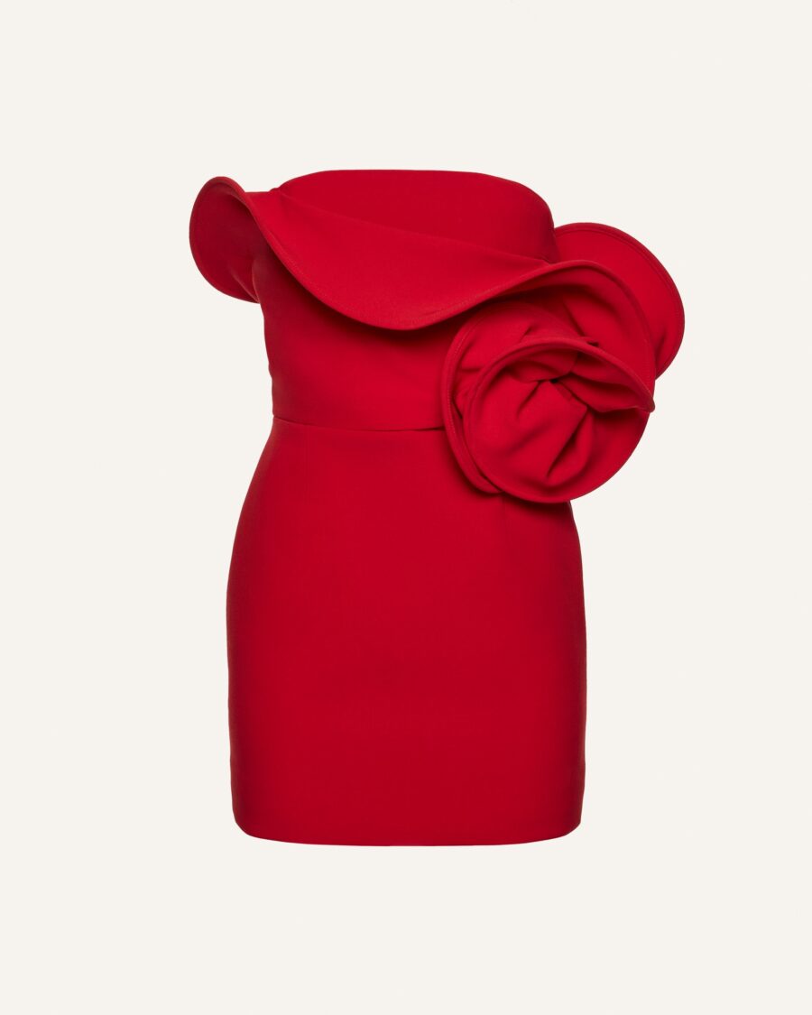 SCULPTURAL MINI DRESS
