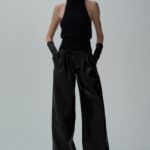 HIGH NECK MOHAIR TOP