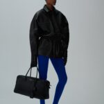 CINCHED LEATHER JACKET
