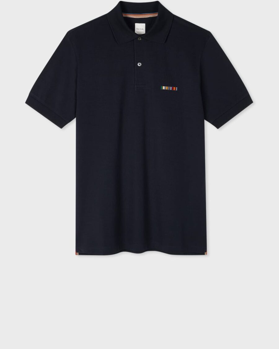 SIGNATURE STRIPES COTTON POLO SHIRT