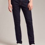SLIM FIT INDIGO WASH JEANS
