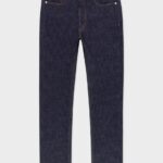 SLIM FIT INDIGO WASH JEANS