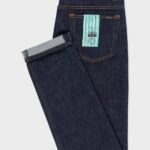SLIM FIT INDIGO WASH JEANS