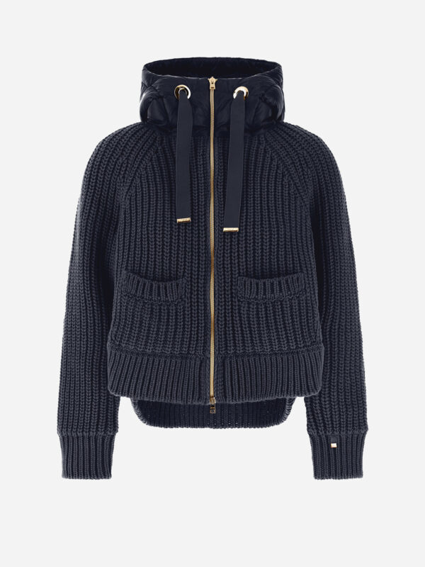 SWEATSHIRT IN INFINITY WOOL AND NYLON ULTRALIGHT