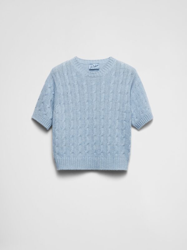 CABLE KNIT CASHMERE SWEATER