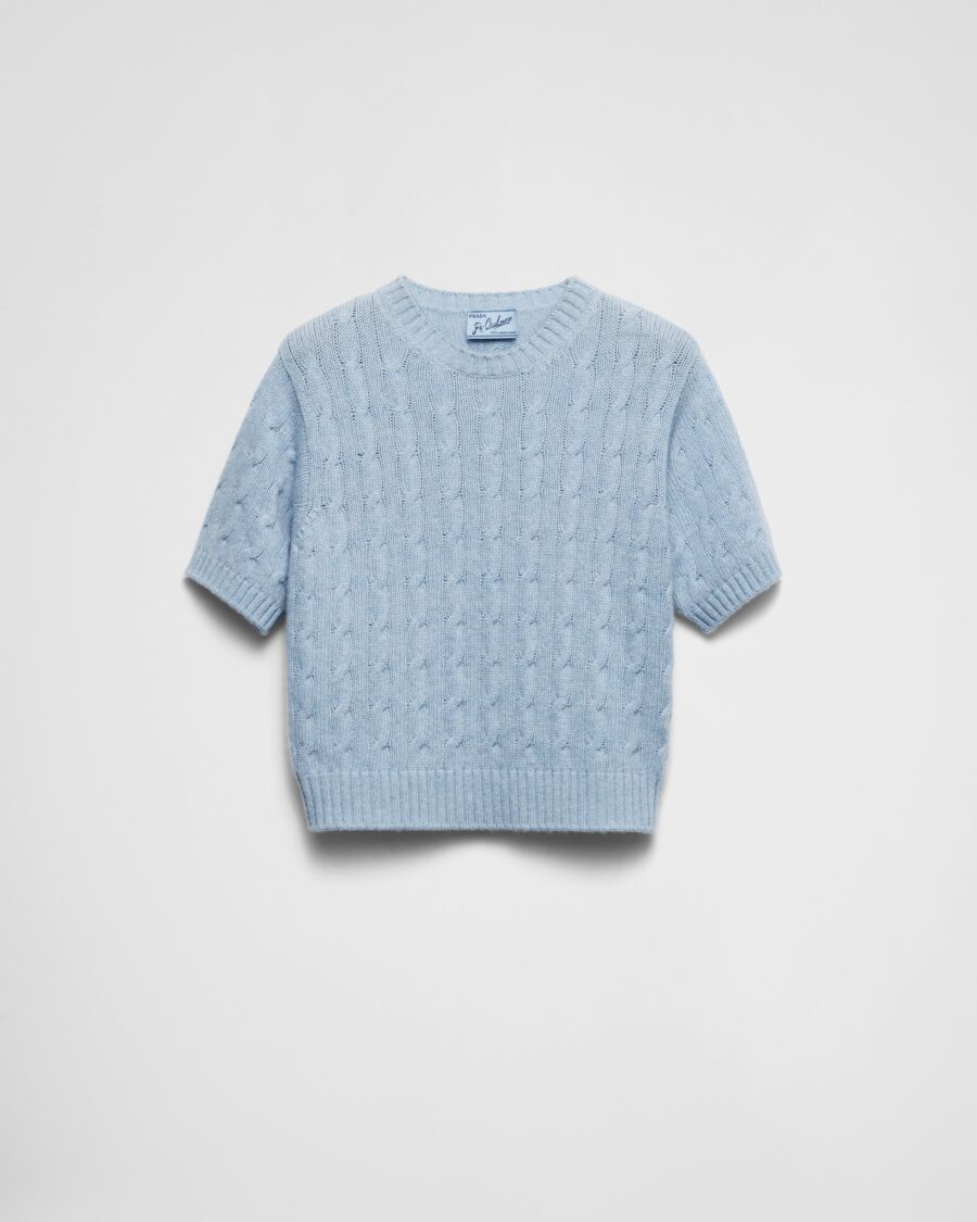 CABLE KNIT CASHMERE SWEATER