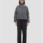 PUFFER IN VELVET PAILLETTES