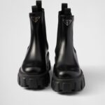 MONOLITH BRUSHED LEATHER ANKLE BOOTS