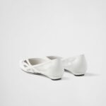 RUNWAY BRUSHED LEATHER BALLERINAS