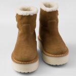 SHEARLING SUEDE BOOTIES