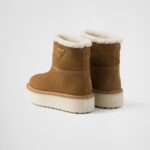 SHEARLING SUEDE BOOTIES