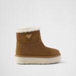 SHEARLING SUEDE BOOTIES