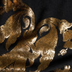 SWEATER WITH METALLIC PRINT