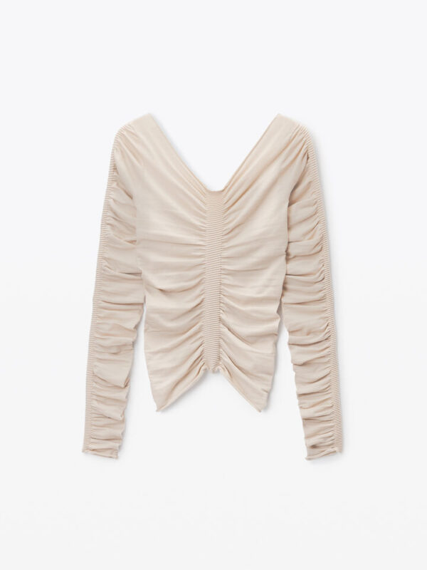 RUCHED PULLOVER