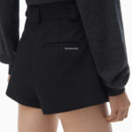 HIGH WAISTED FLARED SHORTS