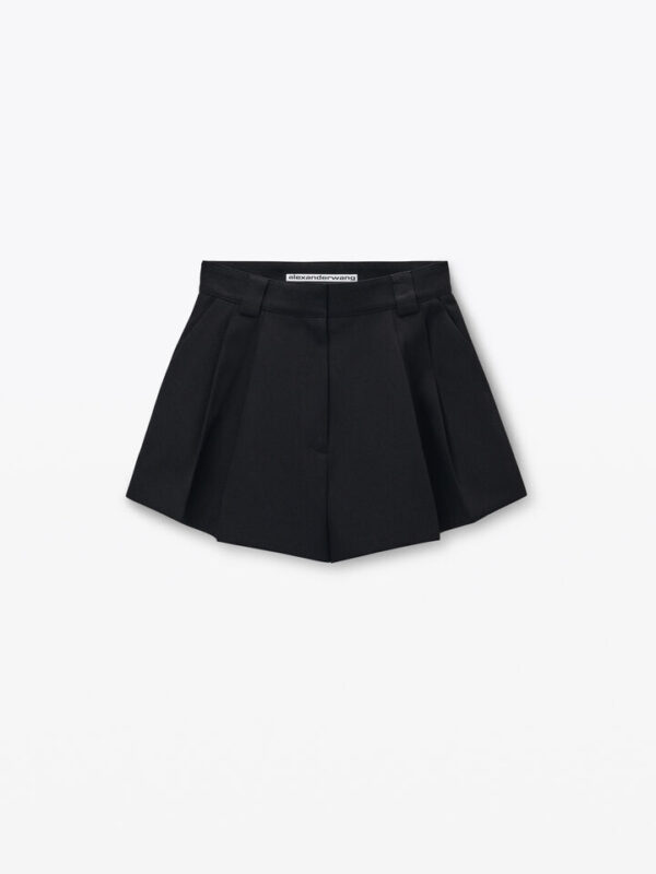 HIGH WAISTED FLARED SHORTS