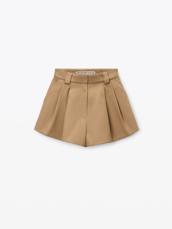 HIGH WAISTED FLARED SHORTS