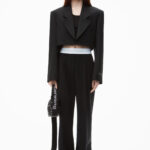 LOGO BAND PLEATED PANTS