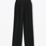 LOGO BAND PLEATED PANTS