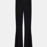 SLIM PANTS WITH FLARED LEG