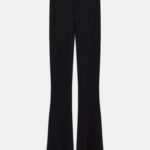 SLIM PANTS WITH FLARED LEG