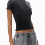BABY TEE IN PLUSH VELOUR