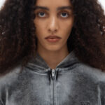 CRUSHED VELOUR SHRUNKEN HOODIE