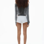 CRUSHED VELOUR SHRUNKEN HOODIE