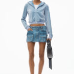 CRUSHED VELOUR SHRUNKEN HOODIE