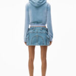 CRUSHED VELOUR SHRUNKEN HOODIE