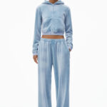 CRUSHED VELOUR SHRUNKEN HOODIE