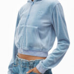 CRUSHED VELOUR SHRUNKEN HOODIE