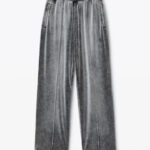 TRACK PANTS IN CRUSHED VELOUR