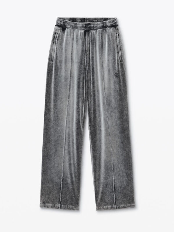 TRACK PANTS IN CRUSHED VELOUR