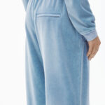 TRACK PANTS IN CRUSHED VELOUR