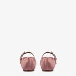 SVEVA PLISSE BUCKLE BALLET FLAT