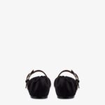 SVEVA PLISSE BUCKLE BALLET FLAT