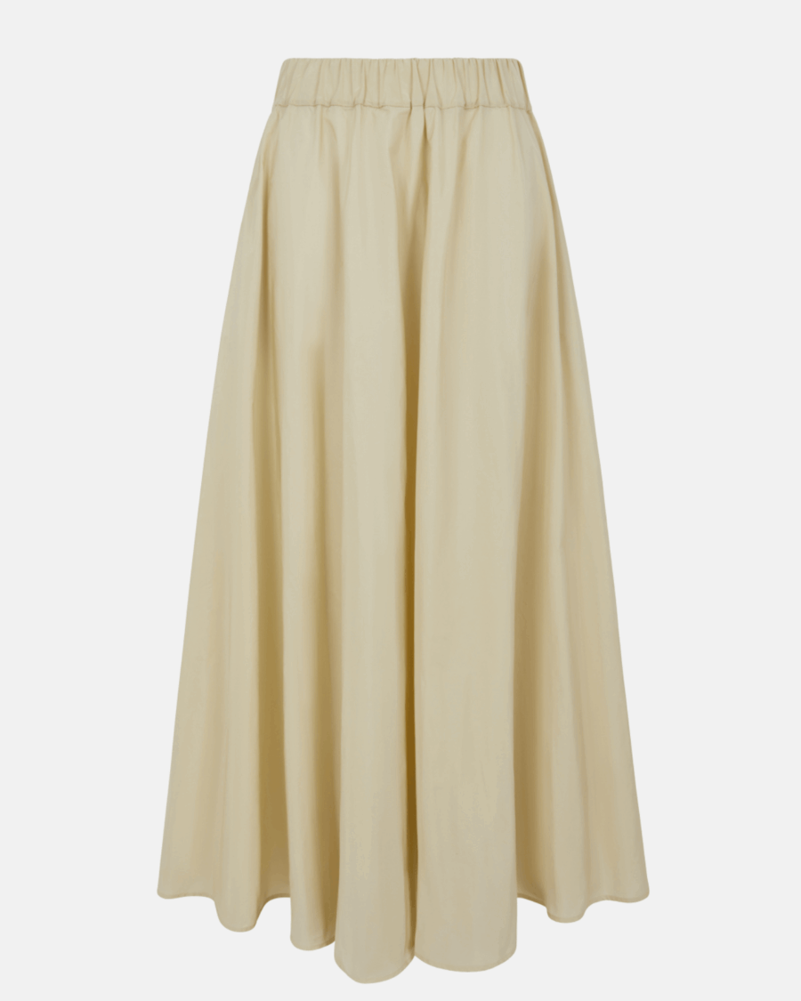 TAFFETA MAXI SKIRT