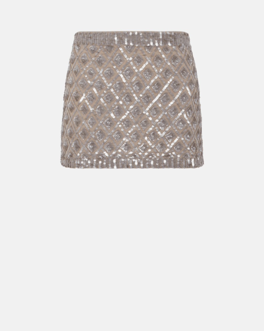 EMBROIDERED MINI SKIRT
