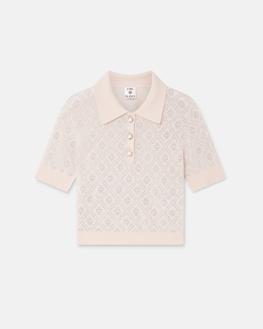 CRYSTAL MONOGRAM POLO