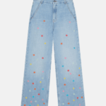 EMBROIDERED STRAIGHT JEANS