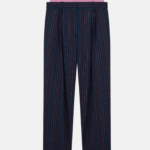 PANTS WITH DETACHABLE KNITTED BAND