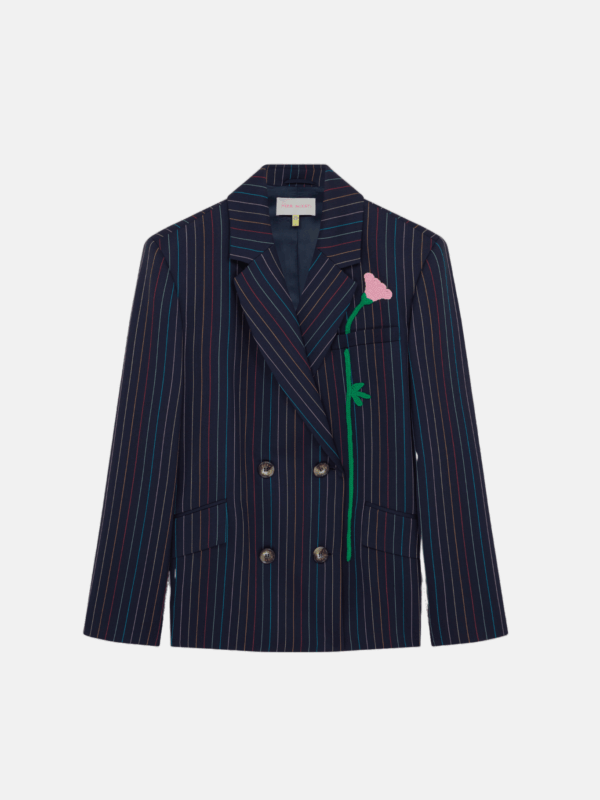 BLAZER WITH CROCHET DETAIL