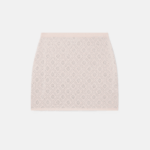 CRYSTAL MONOGRAM MINI SKIRT