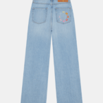 EMBROIDERED STRAIGHT JEANS
