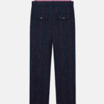 PANTS WITH DETACHABLE KNITTED BAND