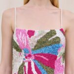 BEBE BEADED DRESS
