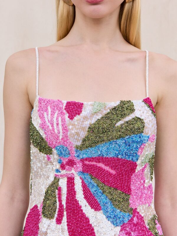 BEBE BEADED DRESS