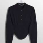 CORSET LONG SLEEVE POLO